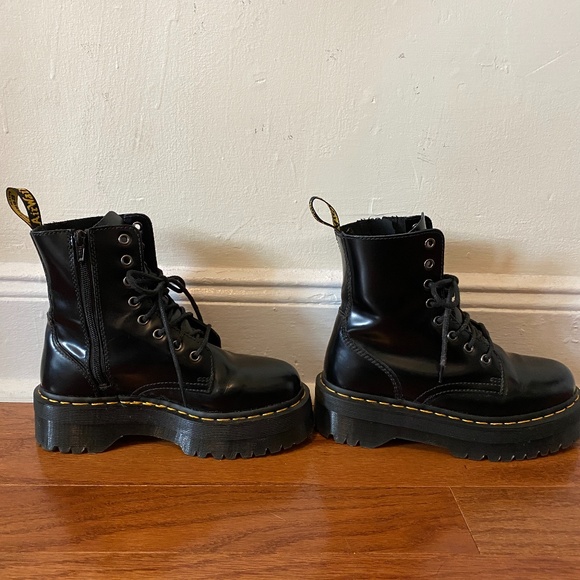 Dr. Martens Shoes - Dr. Martens Jadon Platform Black Boot